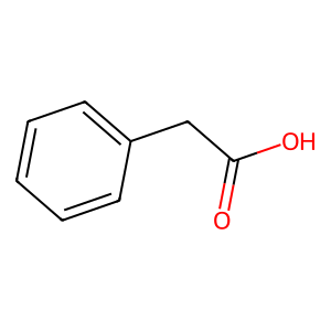 Structure of phenyl acetic acid
