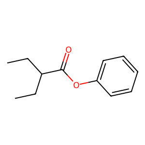 Structure of phenyl ethyl butyrate