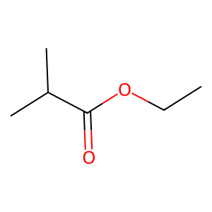 Structure of phenyl ethyl isobutanoate