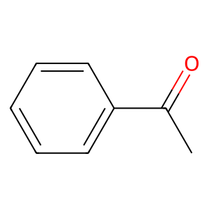 Structure of phenyl methyl ketone