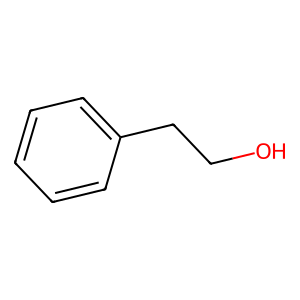Structure of phenylethyl alcohol