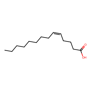 Structure of physeteric acid