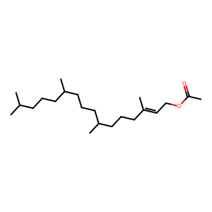 Structure of phytol tentative