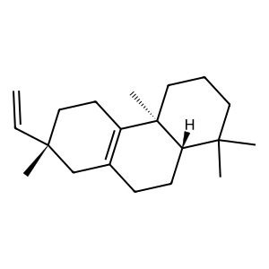 Structure of pimara-8,14-diene