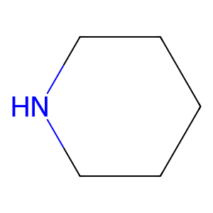 Structure of piperidine