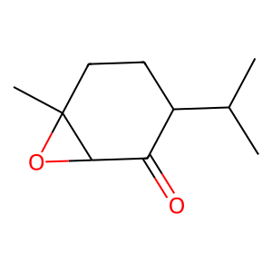 Structure of piperitone oxide