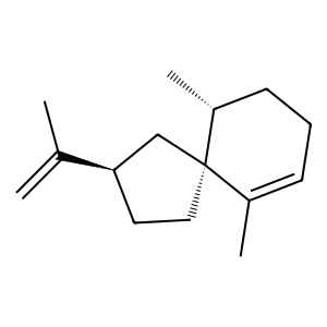 Structure of premnaspirodiene