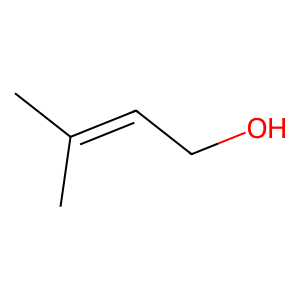 Structure of prenol