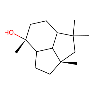 Structure of presilphiperfolan-9alpha-ol