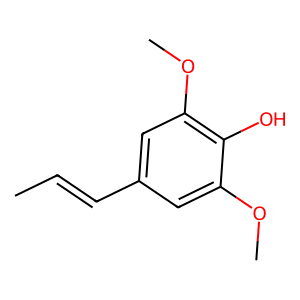 Structure of propenyl-2-phenol
