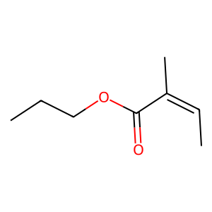 Structure of propyl angelate