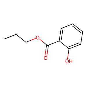 Structure of propyl sovalerate