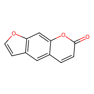 Structure of psoralen