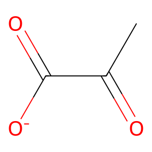 Structure of pyruvate