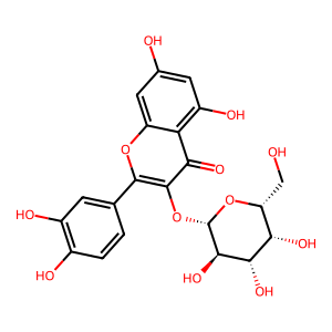 Structure of quercetin 3-o-galactoside