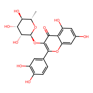 Structure of quercitrin