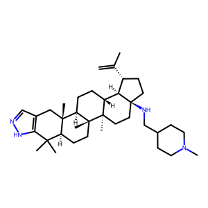 Structure of quinic acid derivative