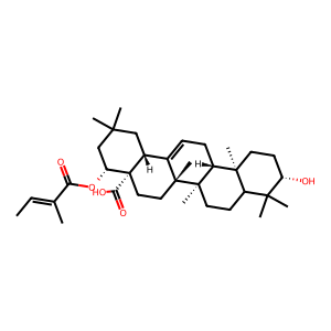 Structure of reduced lantadene a