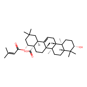Structure of reduced lantadene b