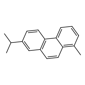 Structure of retene