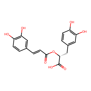 Structure of rosmarinic acid