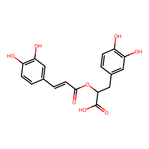 Structure of rosmarinic acid o-hexoside