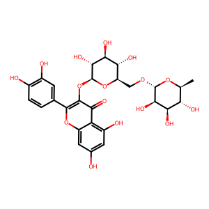 Structure of rutin