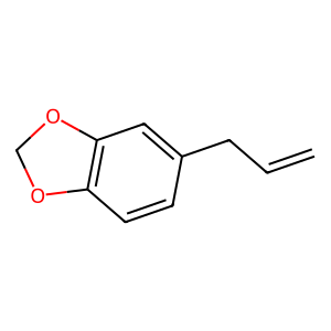 Structure of safrol