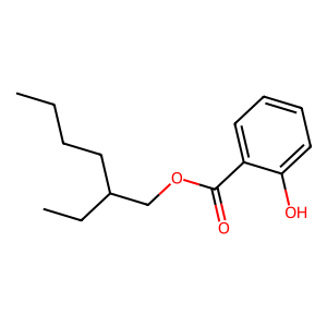 Structure of salicylate-2-ethylhexyl