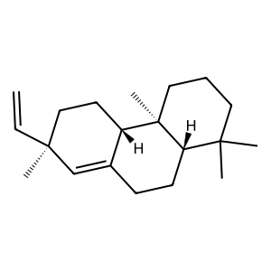 Structure of sandaracopimara-8(14),15-diene