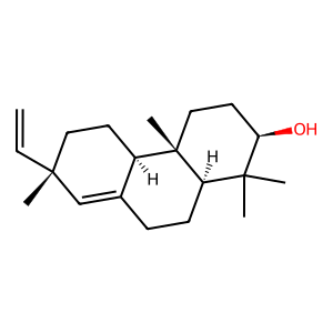 Structure of sandoracopimar-15-en-8beta-ylacetate