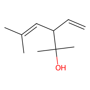Structure of santolina alcohol