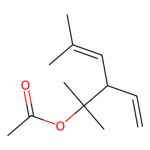 Structure of santolinyl acetate