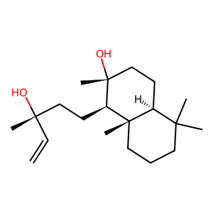 Structure of sclareol