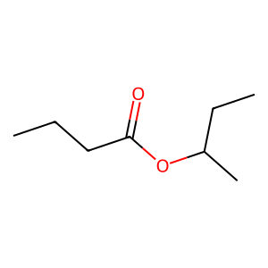 Structure of sec-butylbutyrate