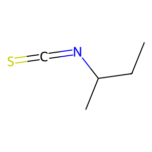Structure of sec-butylisothiocyanate