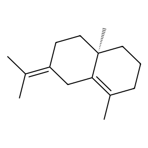 Structure of selin-4,7(11)-diene