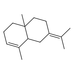 Structure of selina-3,7(11)-dien