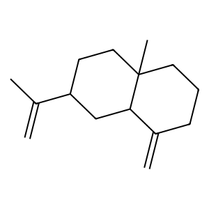 Structure of selina-4(14),11-diene