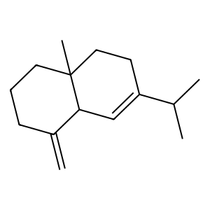 Structure of selina-4(15),6-diene