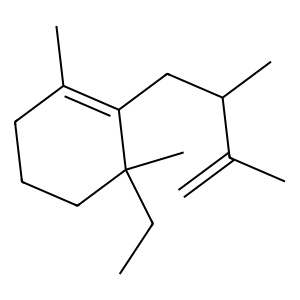 Structure of selina-4,11-diene