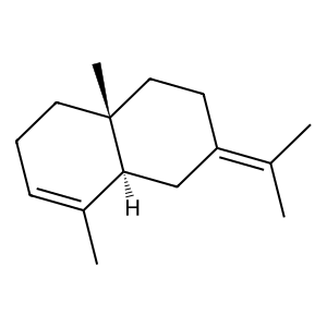 Structure of selina-4,7( 11)-diene