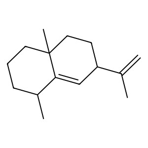 Structure of selina-5,11-diene