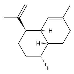 Structure of selinalpha-4,11-diene (4,11-eudesmadiene)