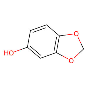 Structure of sesamol