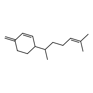 Structure of sesquiphellandrene