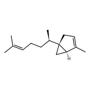Structure of sesquithujene