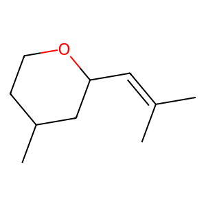 Structure of (z)-rose oxide