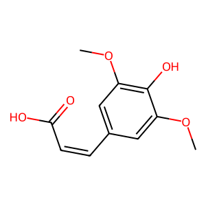 Structure of sinapinic