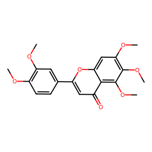 Structure of sinensetin